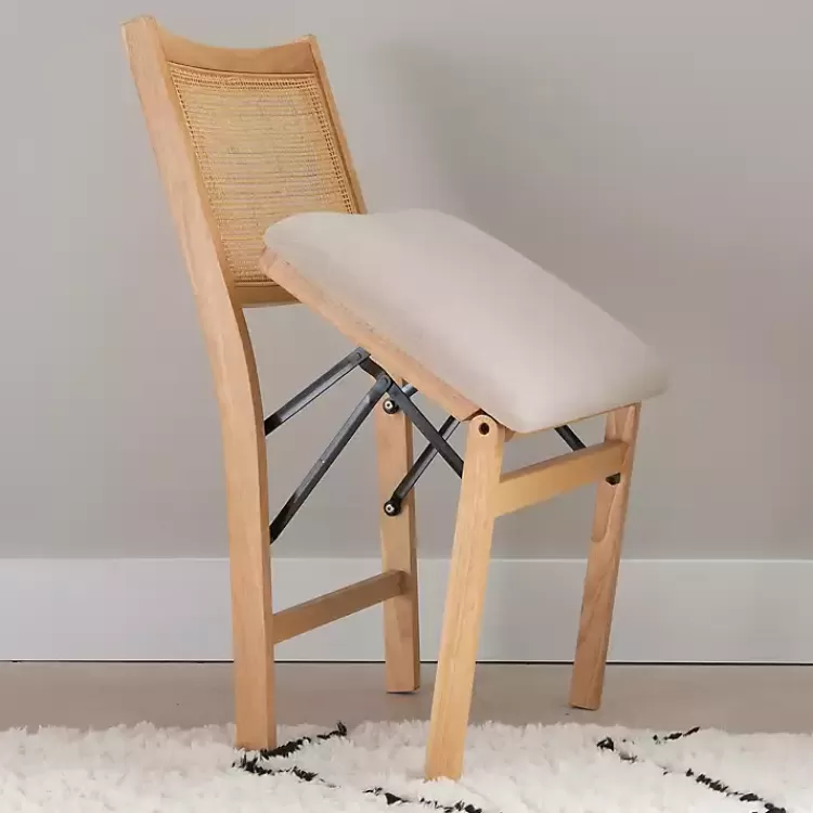 folding_rattan_cane_back_cushioned_chair_3.webp Folding Rat Cane Back Cushioned Chair>Kirklands Home New