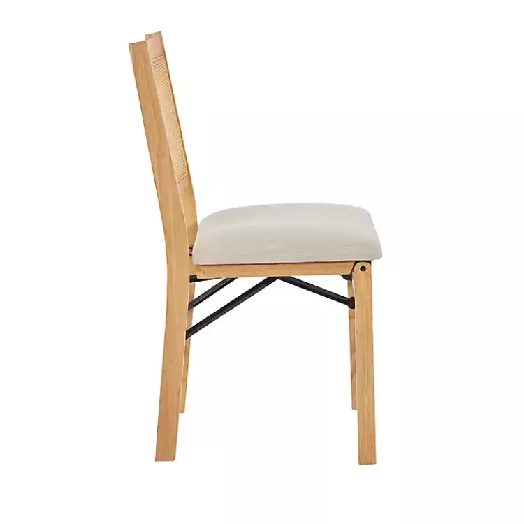 folding_rattan_cane_back_cushioned_chair_4.webp Folding Rat Cane Back Cushioned Chair>Kirklands Home New