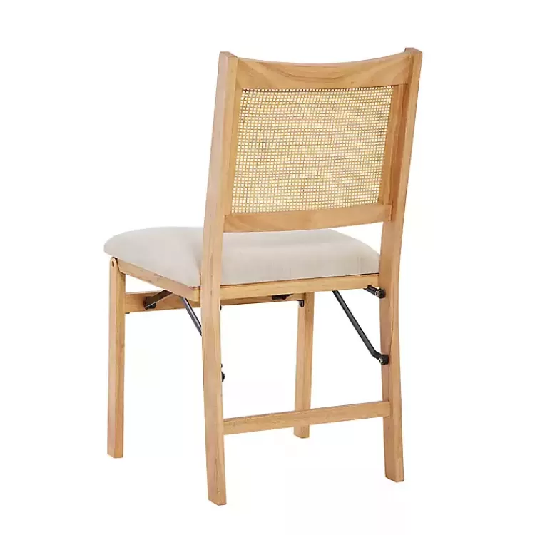 folding_rattan_cane_back_cushioned_chair_5.webp Folding Rat Cane Back Cushioned Chair>Kirklands Home New