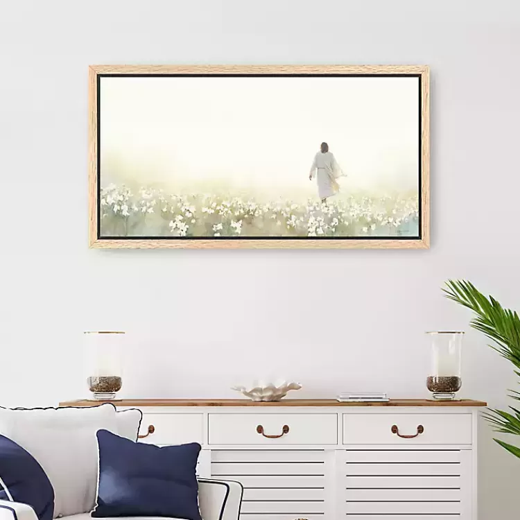 Follow Me Framed Canvas Art Print, 22x42>Kirklands Home Clearance