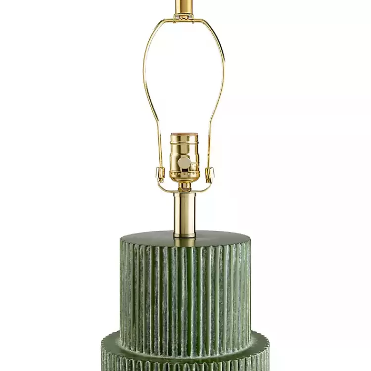 forest_green_ribbed_table_lamp_2.webp Forest Green Ribbed Table Lamp>Kirklands Home Shop
