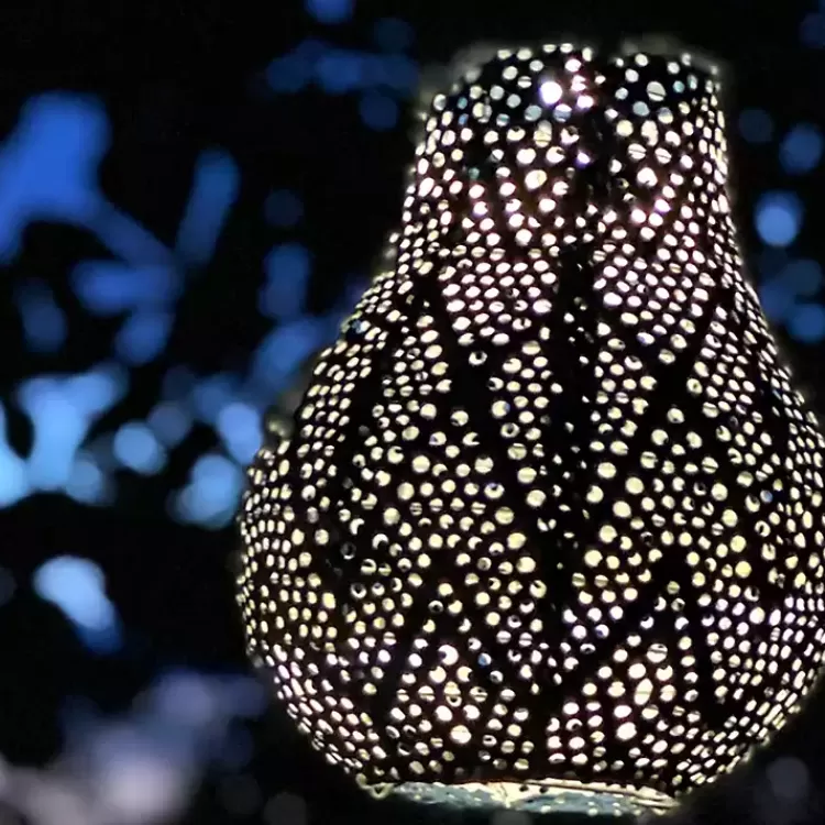 Forest Ikat Bulb Hanging LED Outdoor Lantern>Kirklands Home Store