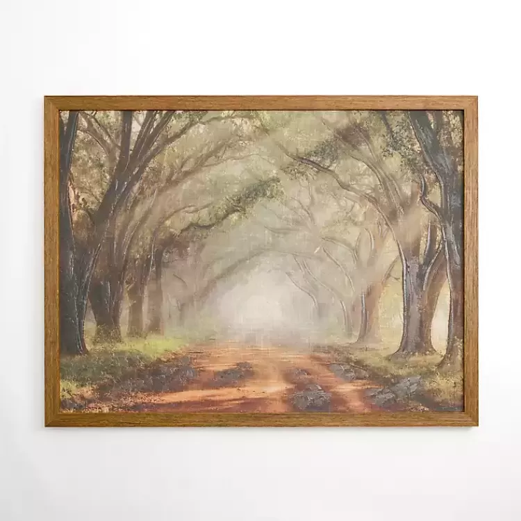 Forest Lined Path Framed Art Print>Kirklands Home Fashion
