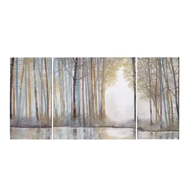 Forest Reflections Canvas Art Prints, Set of 3>Kirklands Home Online