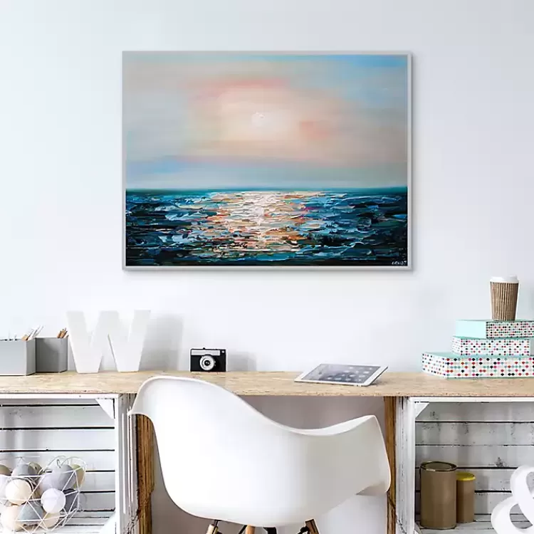 forgotten_sunrise_framed_canvas_art_print_2.webp Forgotten Sunrise Framed Canvas Art Print>Kirklands Home Discount