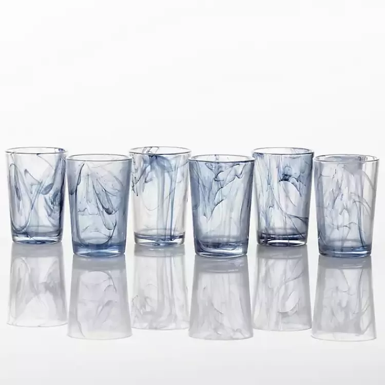 fortessa_blue_swirl_tall_glasses_set_of__2.webp Fortessa Swirl Tall Glasses, Set of 6>Kirklands Home Outlet