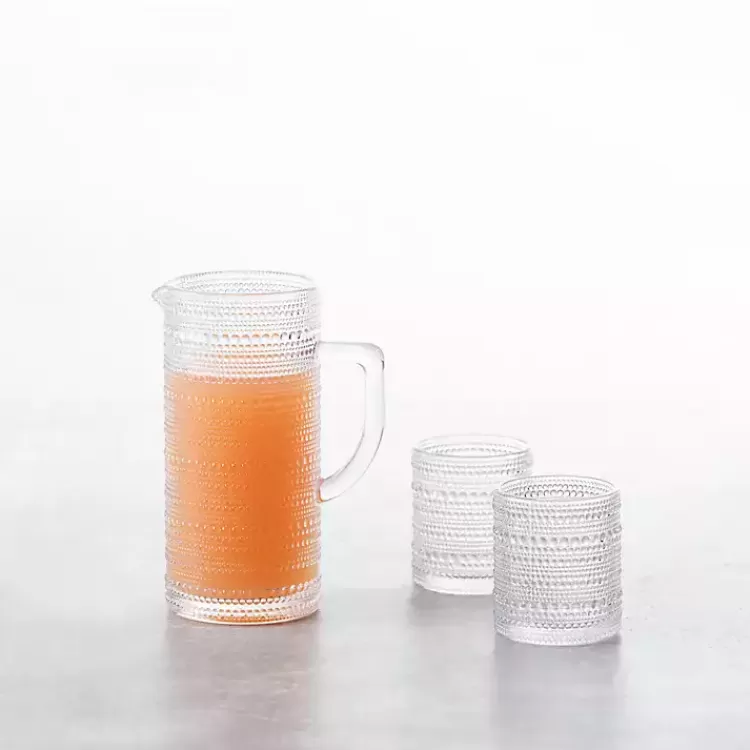 Fortessa Bead Glasses and Pitcher, Set of 7>Kirklands Home Clearance