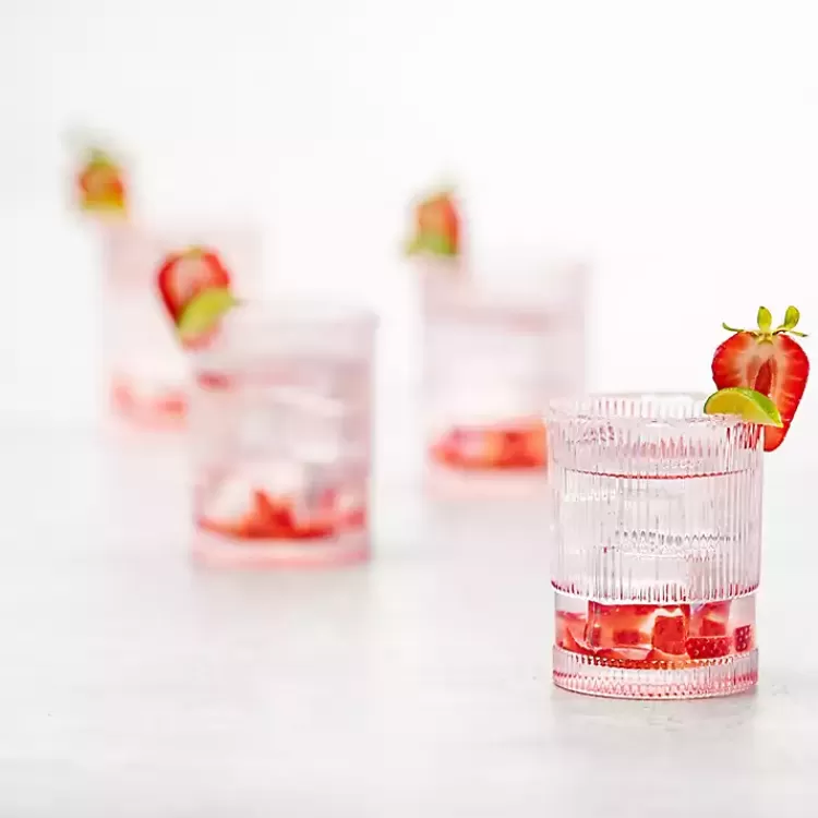 fortessa_pink_noho_tall_glasses_set_of__2.webp Fortessa NoHo Tall Glasses, Set of 4>Kirklands Home Best Sale