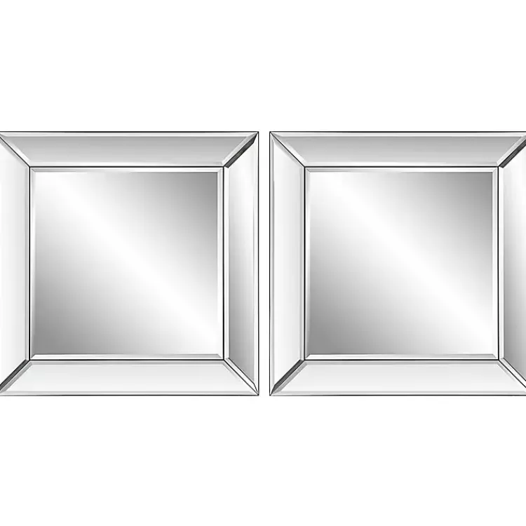 Frameless Beveled Square Mirrors, Set of 2>Kirklands Home Fashion