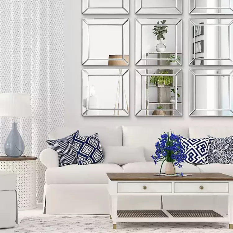Frameless Beveled Square Mirrors, Set of 2>Kirklands Home Fashion