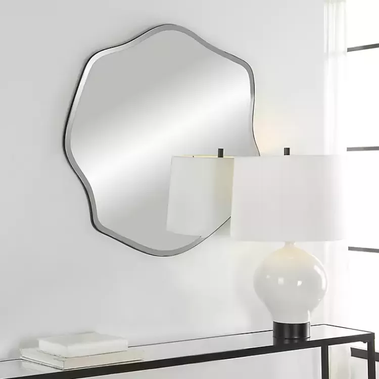Frameless Beveled Wavy Wall Mirror>Kirklands Home New