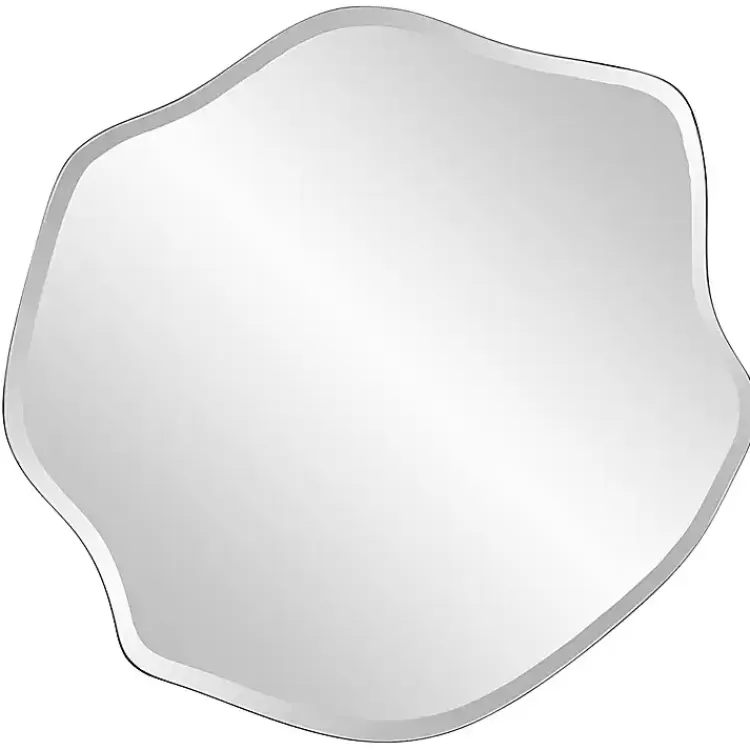 Frameless Beveled Wavy Wall Mirror>Kirklands Home New