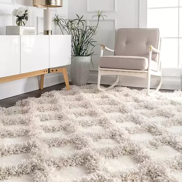 francis_diamond_shaggy_area_rug_x_2.webp Francis Diamond Shaggy Area Rug, 6x9>Kirklands Home Store