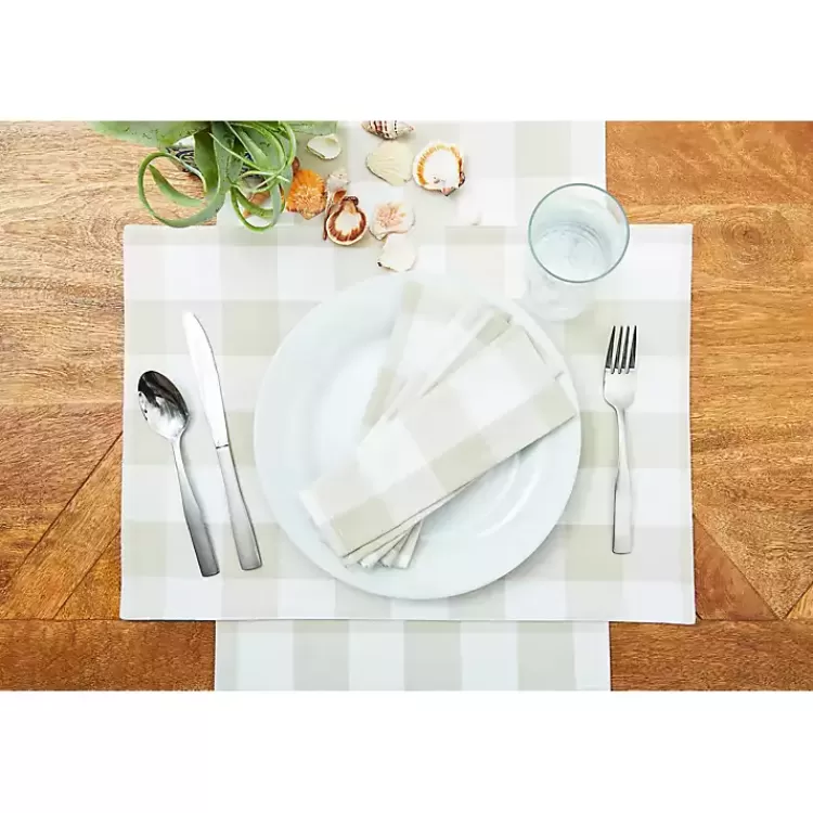 Franklin Pebble Gingham Table Runner>Kirklands Home Cheap
