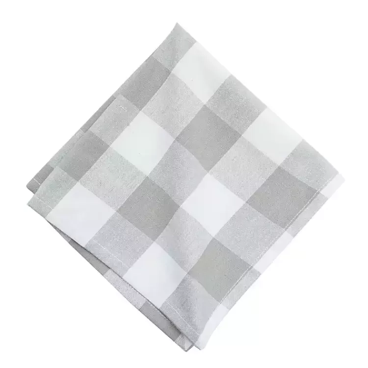Franklin Slate Gingham Napkins, Set of 6>Kirklands Home Store