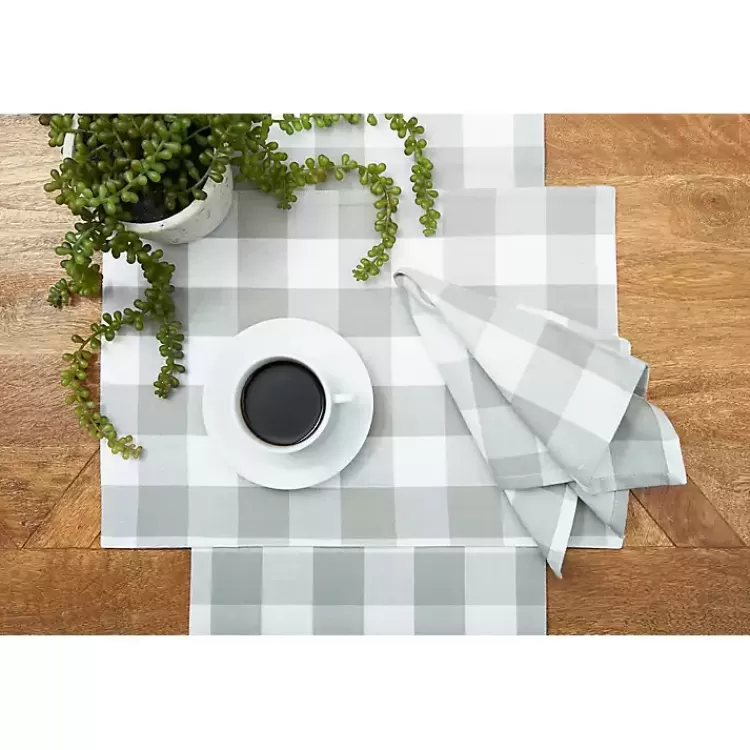 Franklin Slate Gingham Napkins, Set of 6>Kirklands Home Store