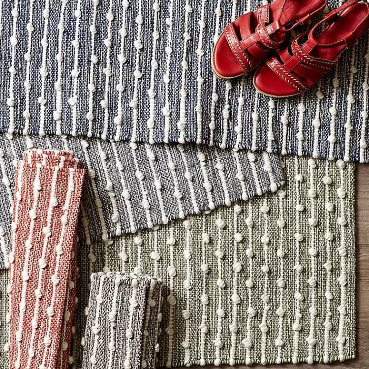 french_blue_recycled_cotton_accent_rug_x_5.webp French Recycled Cotton Accent Rug, 2x3>Kirklands Home Flash Sale