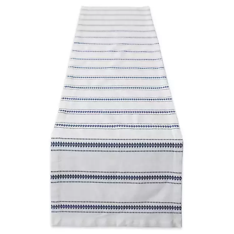 French Zig Zag Stripe Table Runner, 72 in.>Kirklands Home Clearance