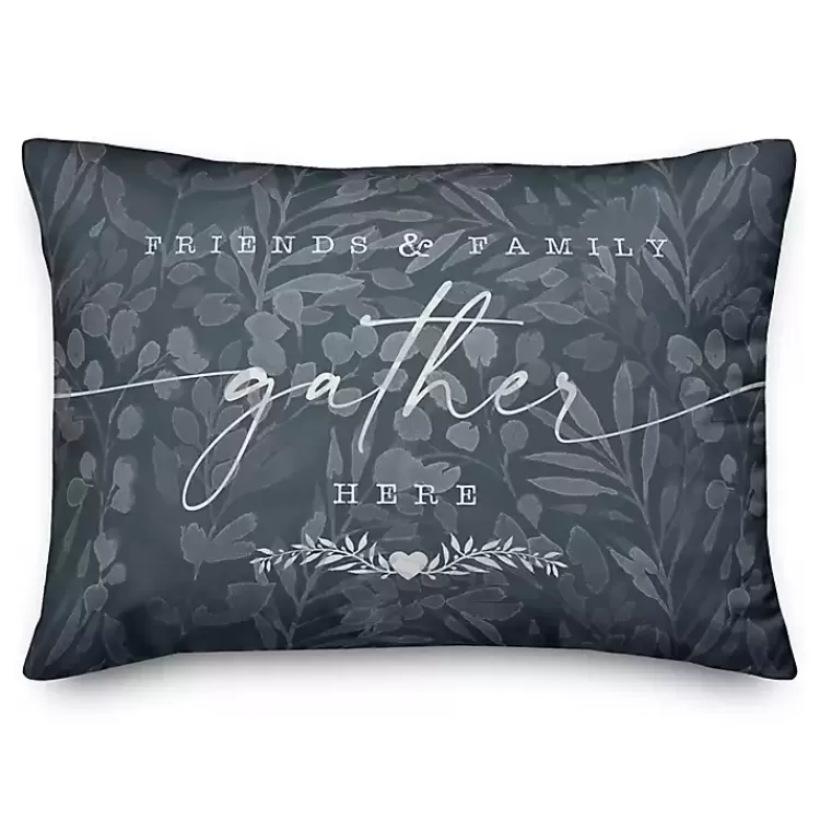 Friends & Family Indoor/Outdoor Lumbar Pillow>Kirklands Home Store