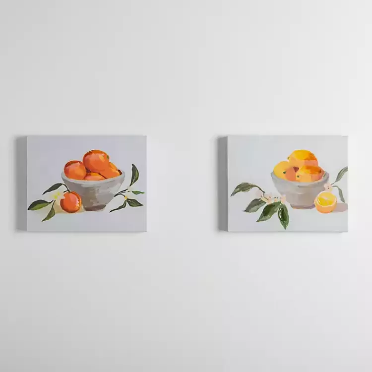 Fruit Bowls Canvas Art Prints, Set of 2>Kirklands Home Cheap