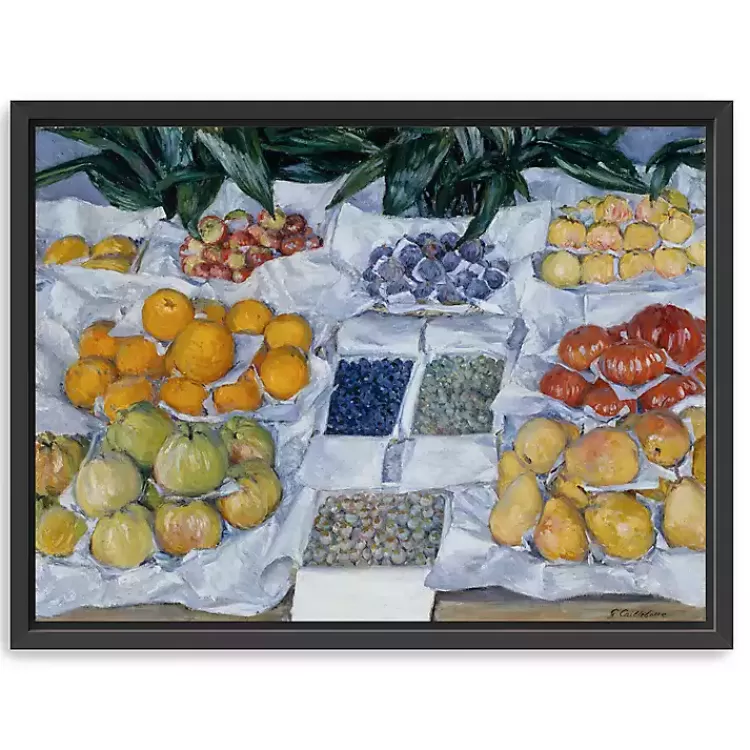 Fruit Displayed on Stand Canvas Print, 26x20 in.>Kirklands Home Flash Sale