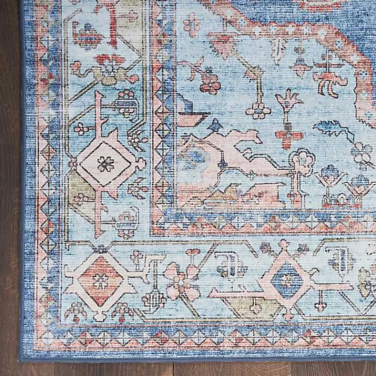 fulton_blue_medallion_area_rug_x_3-1.webp Fulton Medallion Area Rug, 5x7>Kirklands Home Discount
