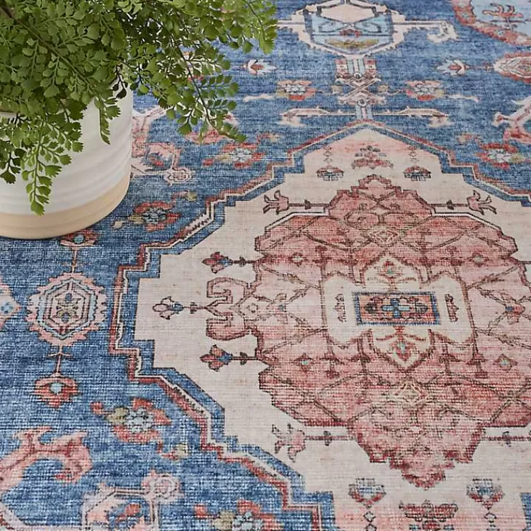 fulton_blue_medallion_area_rug_x_6-1.webp Fulton Medallion Area Rug, 5x7>Kirklands Home Discount