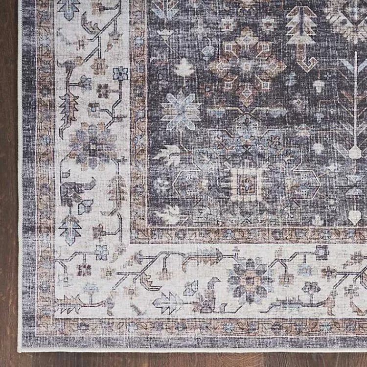 fulton_charcoal_medallion_area_rug_x_3.webp Fulton Charcoal Medallion Area Rug, 5x7>Kirklands Home Flash Sale
