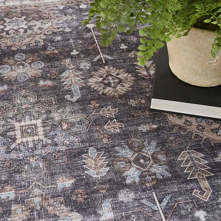 fulton_charcoal_medallion_area_rug_x_6.webp Fulton Charcoal Medallion Area Rug, 5x7>Kirklands Home Flash Sale