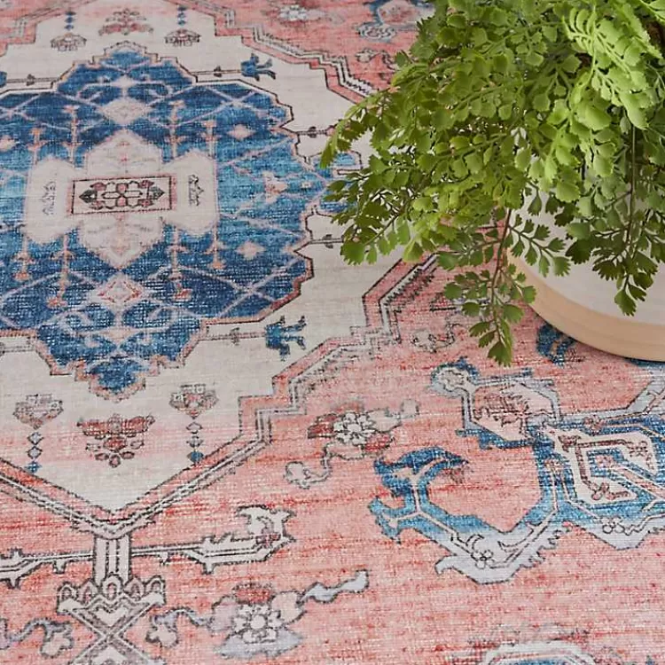 fulton_coral_medallion_area_rug_x_6-1.webp Fulton Coral Medallion Area Rug, 5x7>Kirklands Home Best