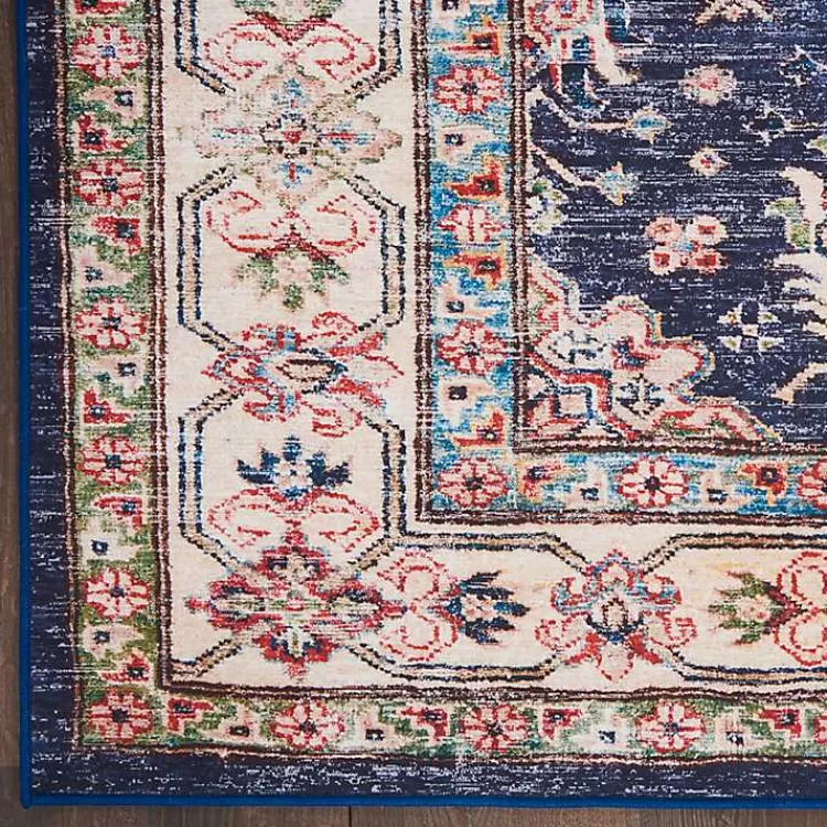 fulton_navy_medallion_runner_x_3.webp Fulton Navy Medallion Runner, 2x7>Kirklands Home Discount