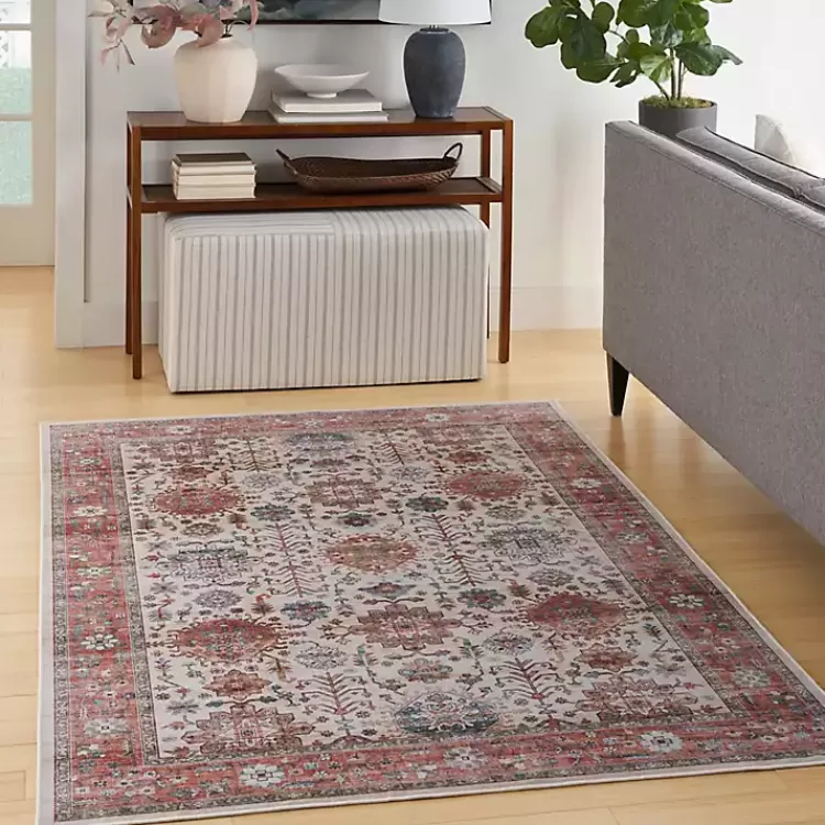 fulton_red_floral_medallion_area_rug_x_5.webp Fulton Red Floral Medallion Area Rug, 7x10>Kirklands Home Online