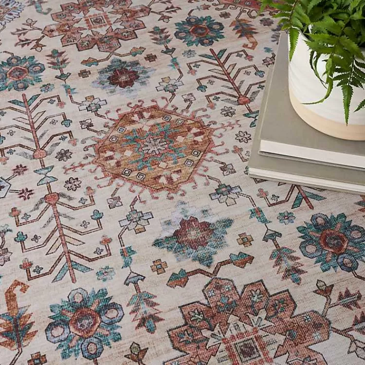fulton_red_floral_medallion_area_rug_x_6.webp Fulton Red Floral Medallion Area Rug, 7x10>Kirklands Home Online