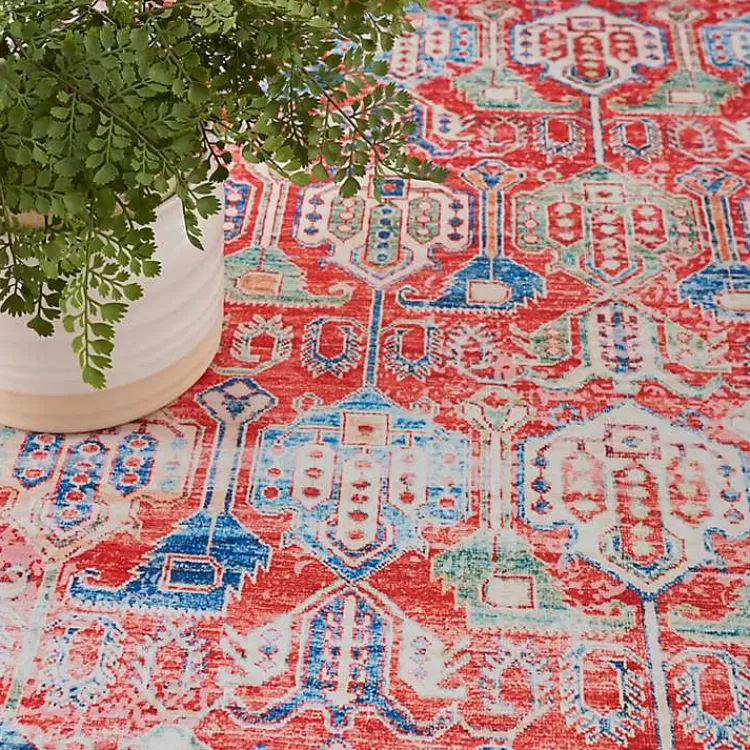 fulton_red_traditional_area_rug_x_6.webp Fulton Traditional Area Rug, 7x10>Kirklands Home Hot