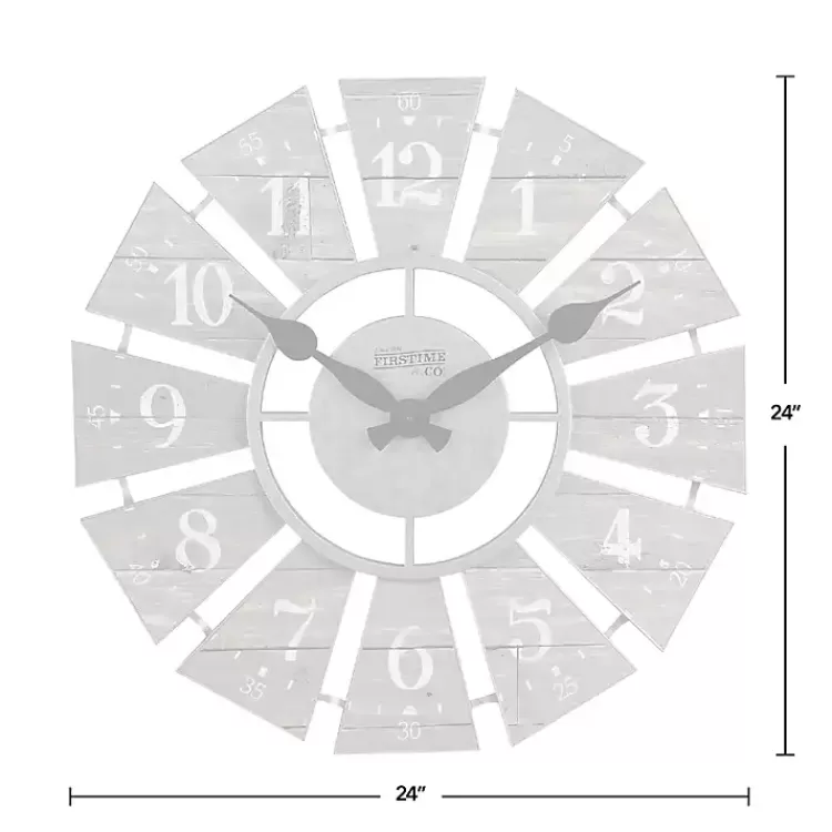 galvanized_gray_windmill_wall_clock_3.webp Galvanized Windmill Wall Clock>Kirklands Home Clearance