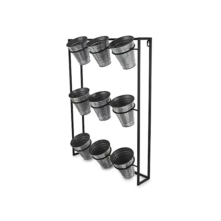 galvanized_wall_holder_planter_2.webp Galvanized Wall Holder Planter>Kirklands Home Sale