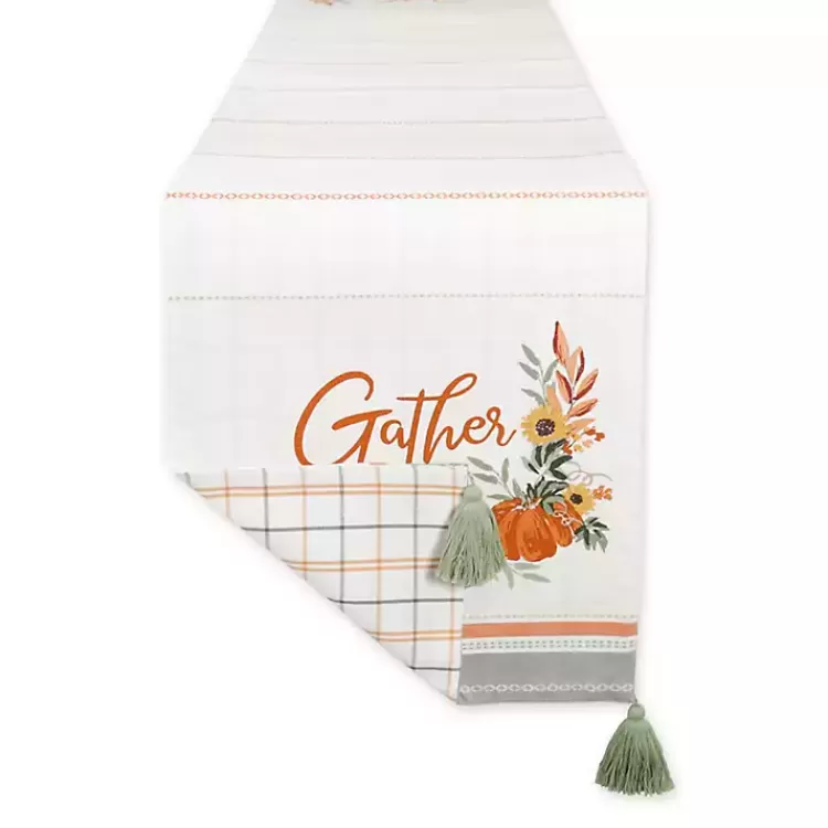 Gather with Pumpkin Harvest Table Runner>Kirklands Home Discount
