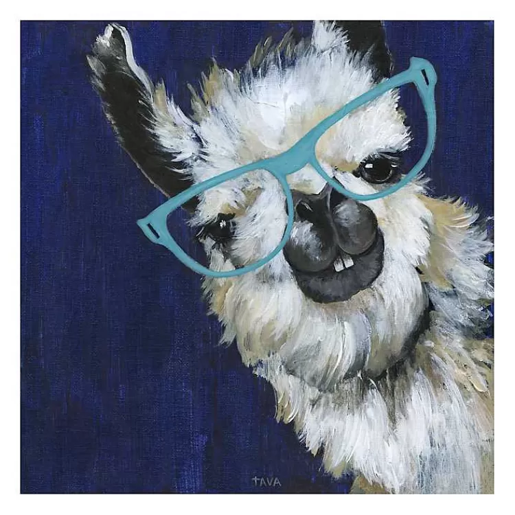 Gentlemen Llama Canvas Art Print>Kirklands Home Best