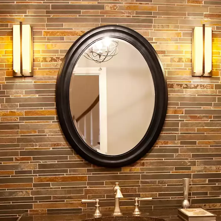 George Ridged Oval Wall Mirror>Kirklands Home Cheap