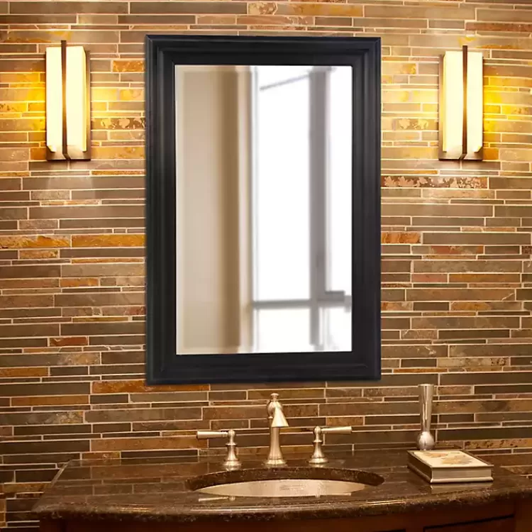 George Ridged Rectangular Wall Mirror>Kirklands Home Clearance
