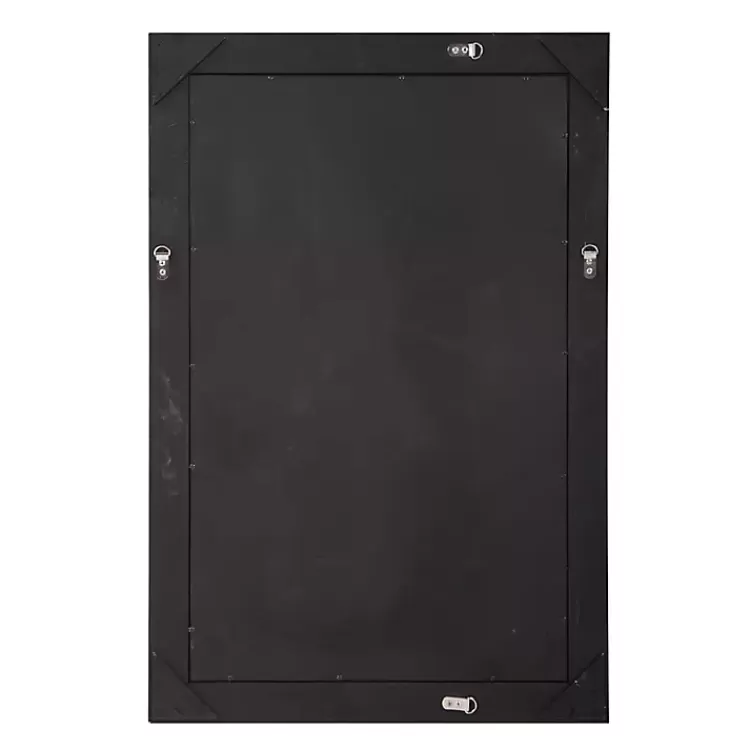 george_black_ridged_rectangular_wall_mirror_4.webp George Ridged Rectangular Wall Mirror>Kirklands Home Clearance