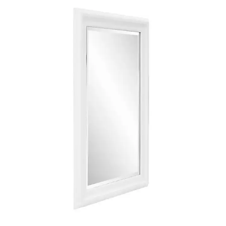 george_white_ridged_rectangular_wall_mirror_2.webp George Ridged Rectangular Wall Mirror>Kirklands Home Cheap
