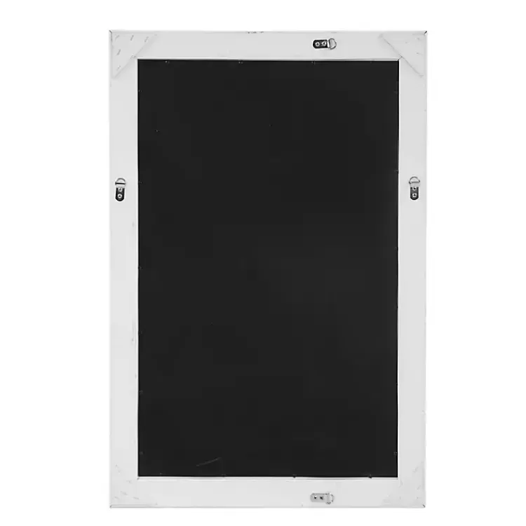 george_white_ridged_rectangular_wall_mirror_4.webp George Ridged Rectangular Wall Mirror>Kirklands Home Cheap