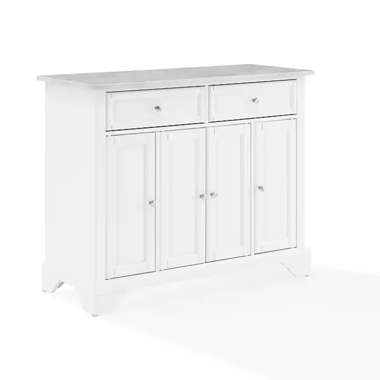 Gia All Marble Kitchen Island>Kirklands Home Sale