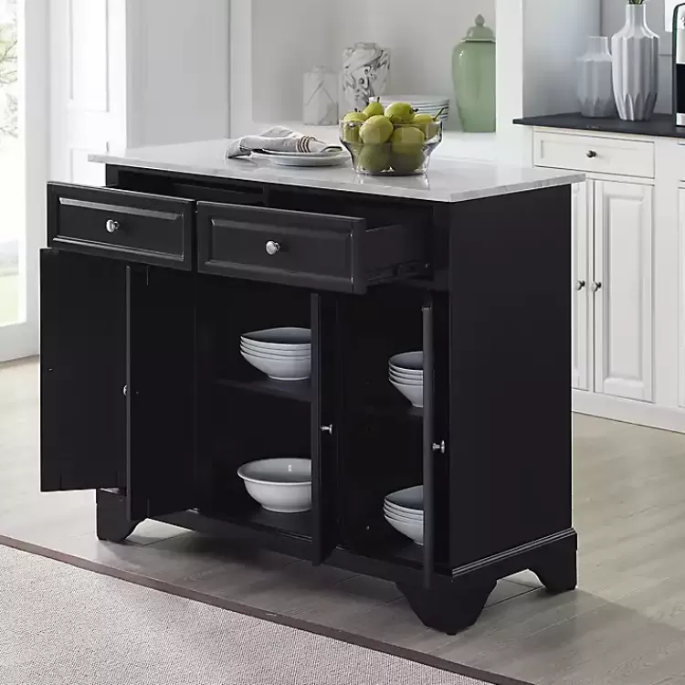 gia_black_and_white_marble_kitchen_island_7.webp Gia Black and White Marble Kitchen Island>Kirklands Home Discount