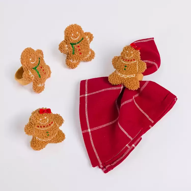 Gingerbread Napkin Rings, Set of 4>Kirklands Home Discount