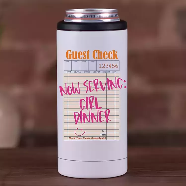 girl_dinner_stainless_steel_koozie_2.webp Girl Dinner Stainless Steel Koozie>Kirklands Home Shop