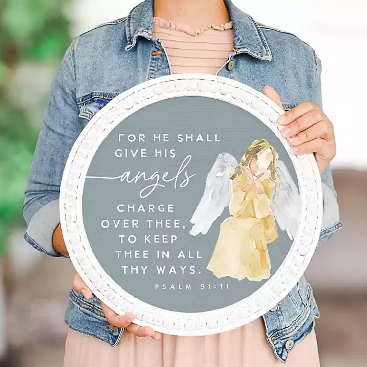 give_his_angels_round_wall_plaque_3.webp Give His Angels Round Wall Plaque>Kirklands Home Fashion