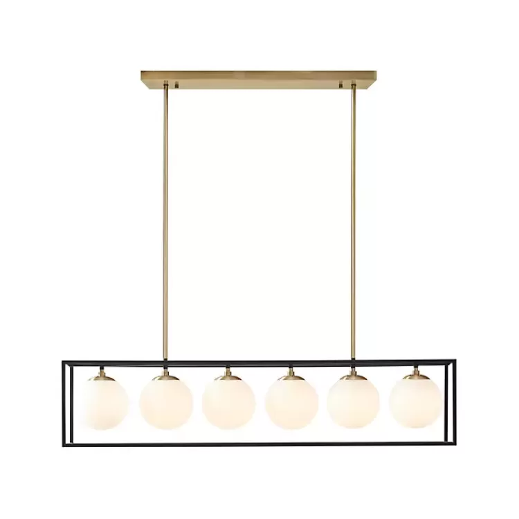 glass_globes_rectangle_chandelier_3.webp Glass Globes Rectangle Chandelier>Kirklands Home Outlet