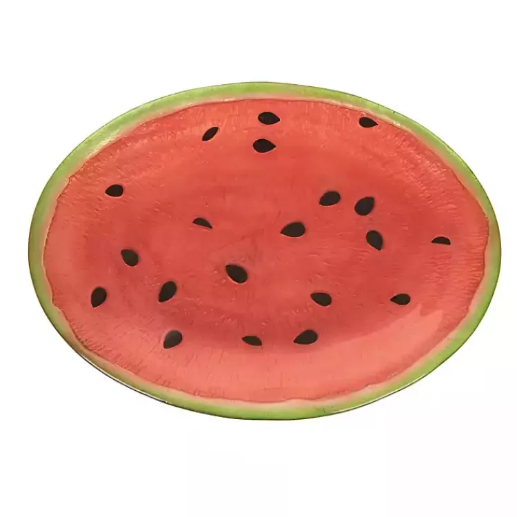 Glass Watermelon Platter>Kirklands Home Clearance